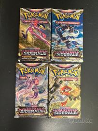 Bustine Pokemon Lucentezza Siderale Sealed