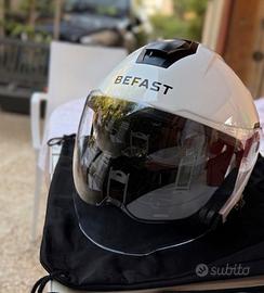 Casco Jet Befast Bianco con Interfono