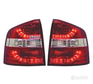 FANALI SKODA OCTAVIA KOMBI 05-13 LED ROSSO CROMATO