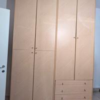 Armadio 4 ante con cassettiera