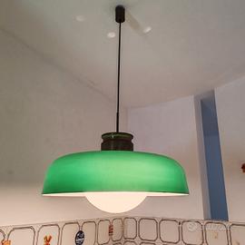 Lampada a sospensione vintage Space Age anni 70 