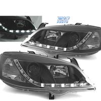 FARI PER OPEL ASTRA G 97-04 LUCE DIURNA NERI