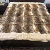 Coperta Vintage lana e lapin Labelle Fourrure