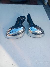 Coppia specchietti cromati fiat 500 
