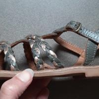 Sandali bambina in pelle n. 33