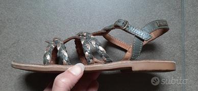 Sandali bambina in pelle n. 33