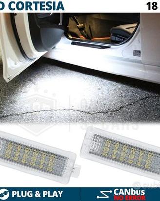 Luci Cortesia LED Per LAND ROVER Sottoporta Bianca