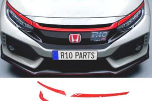 MODANATURE HONDA CIVIC 16-20 LOOK TYPE R ROSSO