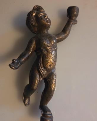 antica statuetta in bronzo 