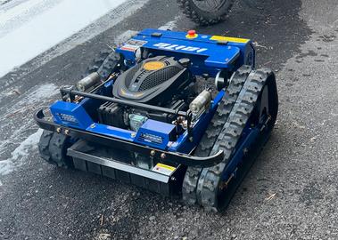 Tagliaerba trincia robt cingolato telecomandato