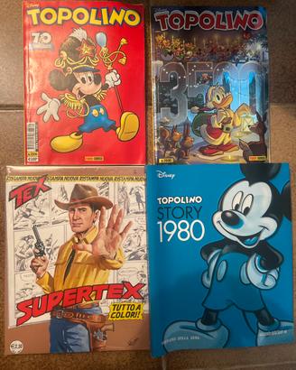 Fumetti Topolino 3500, Supertex a colori…