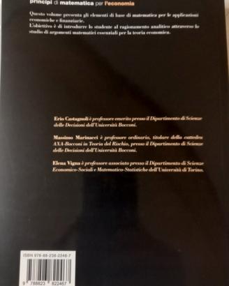 Libro Economia ISBN 978 88 238 2246 7