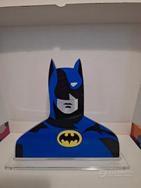 marco lodola, statuetta in plexiglass batman