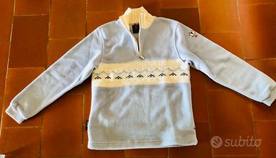 Maglione felpa azzurro