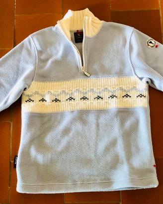 Maglione felpa azzurro