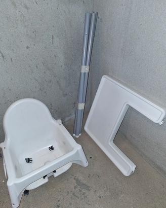 Seggiolone ikea con vassoio