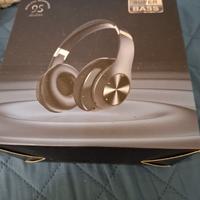 Cuffie bt radio piu inserimento sd super bass