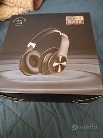 Cuffie bt radio piu inserimento sd super bass