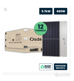 Pannelli 480 WATT Monocristallini N-Type TOPCon
