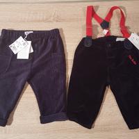 Due pantaloni neonato nuovi 3 e 6/9 mesi