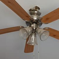 lampadario con ventole