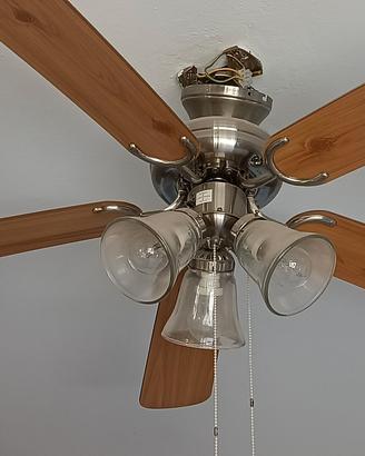 lampadario con ventole