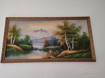 quadro con paesaggio 