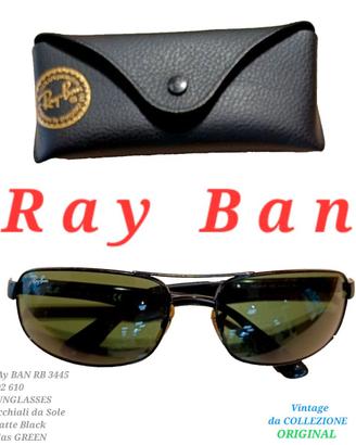 RAY BAN RB 3445 Occhiali Sole Verde da COLLEZIONE