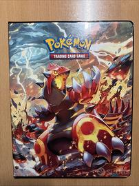Pokemon TCG Scontro Primordiale binder con carte