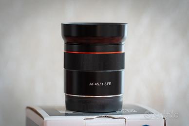 Obiettivo 45 mm F1.8 Samyang AF per Sony
