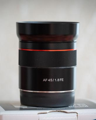 Obiettivo 45 mm F1.8 Samyang AF per Sony