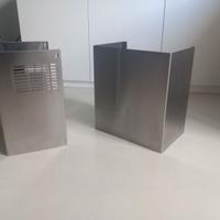 Coppia di copri tubo della cappa cucina