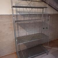 Libreria, dispensa  in metallo richiudibile