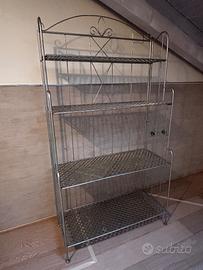 Libreria, dispensa  in metallo richiudibile