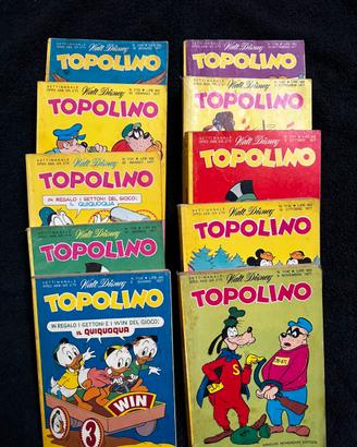 Lotto 10 Fumetti "Topolino" (Anno 1977) -