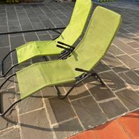Sedia sdraio chaise longue x  2