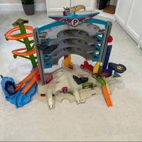 Pista garage Hot Wheels