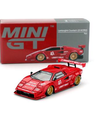 Lamborghini Countach LB-WORKS Red - Scala: 1/64
