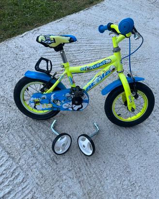Bici bimbo con rotelle