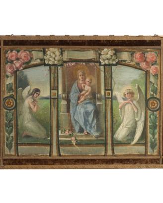 Dipinto Stendardo da Processione - Fine '800