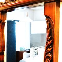 Specchio,Legno di Quercia,Lavorazione artigianale