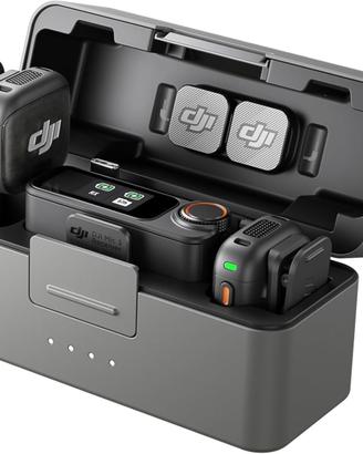 DJI Mic 3 (2 TX + 1 RX + Custodia di ricarica)