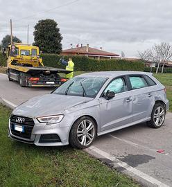 Audi A3 Sportback incidentata