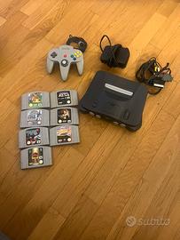 Nintendo 64 + Controller + 7 Giochi Cult