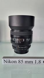 Nikon Nikkor 85mm f1.8