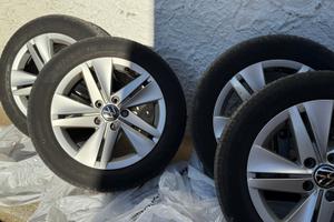 Cerchi in lega originali Volkswagen+gomme205/55R16