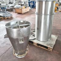 tramoggia e filtro per farina usato