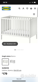 Lettino bambini
