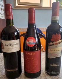 3 bottiglie di vino 