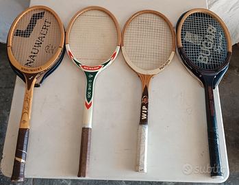 Racchette Tennis in legno Vintage (6 PZ)